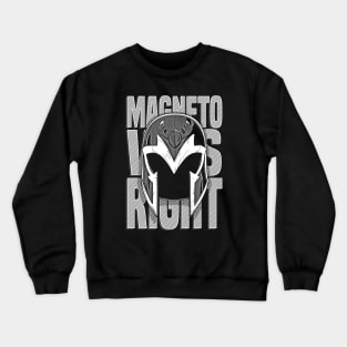 Magneto Was Right Artwork Crewneck Sweatshirt